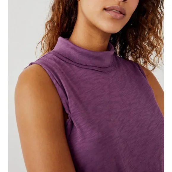 🎉LAST CHANCE🎉 NWT Free People Xena Tank / Boysenberry - Picture 4 of 6